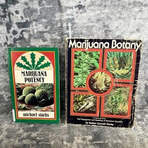 Marijuana Botany Potency Book Set 1977 1981 Cannabis Reference